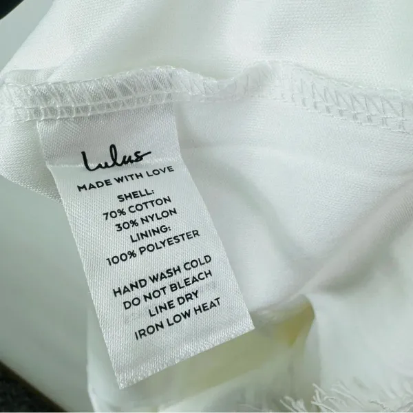 LULU'S Devotion White Lace Short‎ Sleeve Midi Dress Size Large NWT - Image 13
