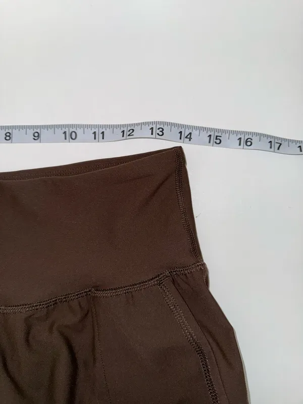 Old Navy Active Powersoft Go Dry Joggers Brown High Rise Pocket - Image 8