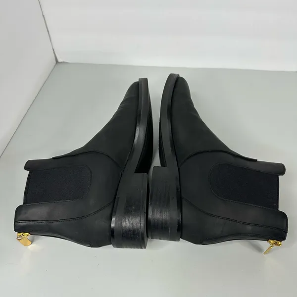 Cole Haan Womens size 6 B Reid Waterproof Leather Bootie Ankle Boot Black w22340 - Image 7