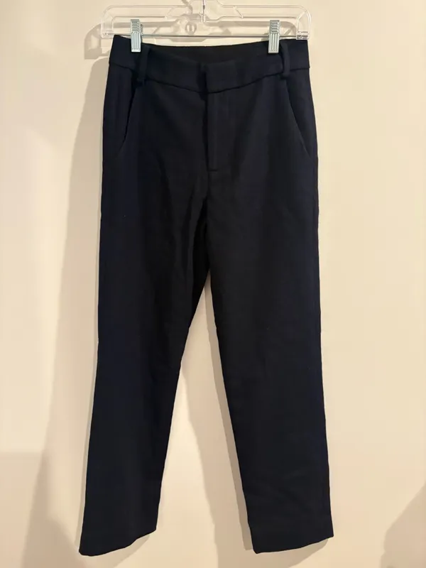 Amour Vert Taper Fit Pant Wool Navy XS New - Image 2