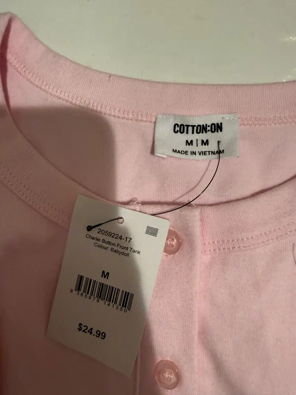 Cotton On Charlie Button Front Tank - Image 2