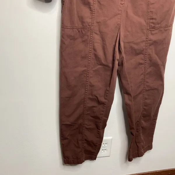 Vintage‎ style old navy crewneck jumpsuit brown size medium - Image 2