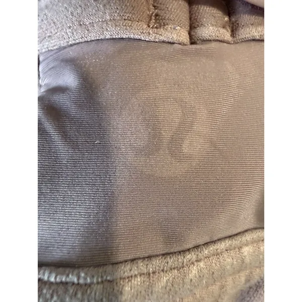 LULULEMON Nulu Mesh Support Yoga Bra Sz‎ 4 Jewel Emboss Spiced Chai - Image 5