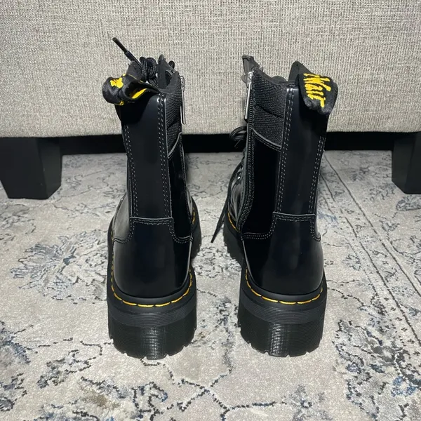 Dr Martens Jadon II Hardware Leather Platform Boots - Image 11