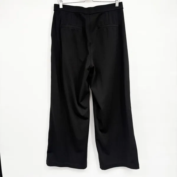Halara Womens Black Flex High Waist Straight Leg Crepe Work Office Pants Size L - Image 7
