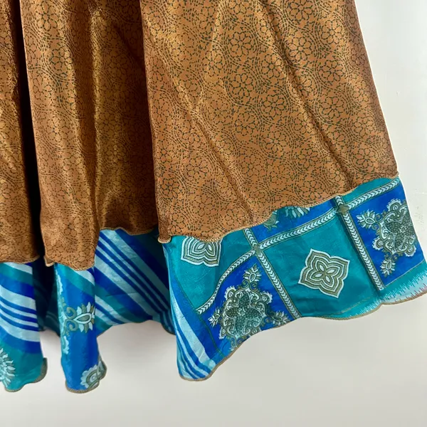 Reversible Maxi Wrap Skirt BINW521 - Image 3
