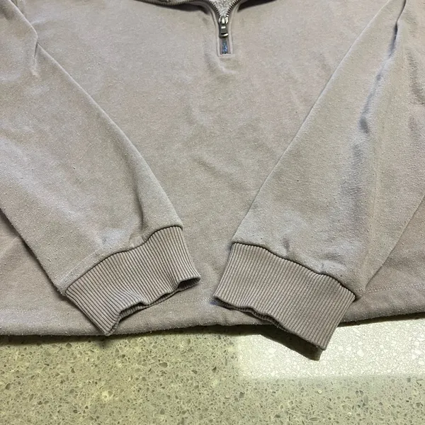 American Eagle Cropped Half Zip Pullover - Image 5