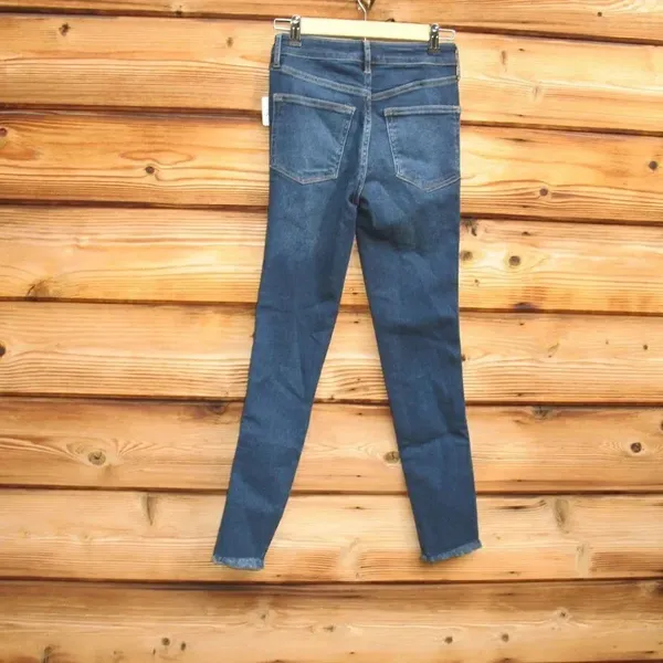 NWT Free People High Waist Raw Hem Skinny Jeans - Image 6
