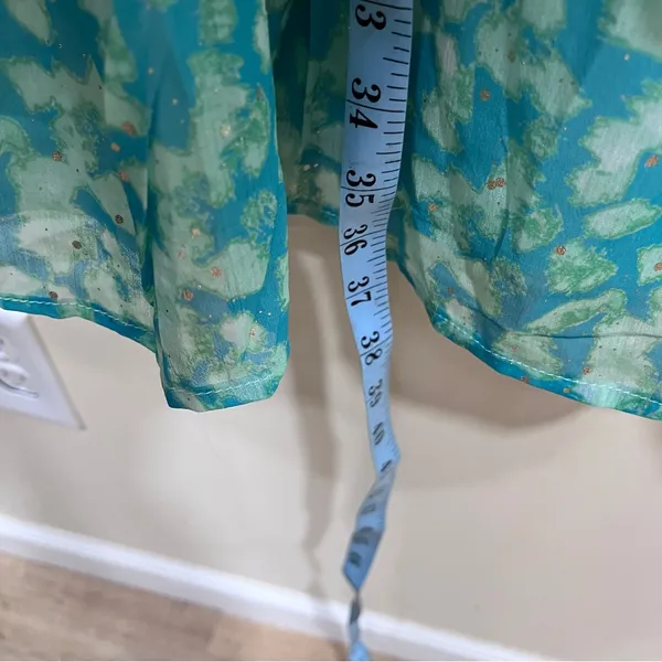 Easy Clothes Blue And Green Manae Dress Our Color: Blue And Green size medium - Image 4