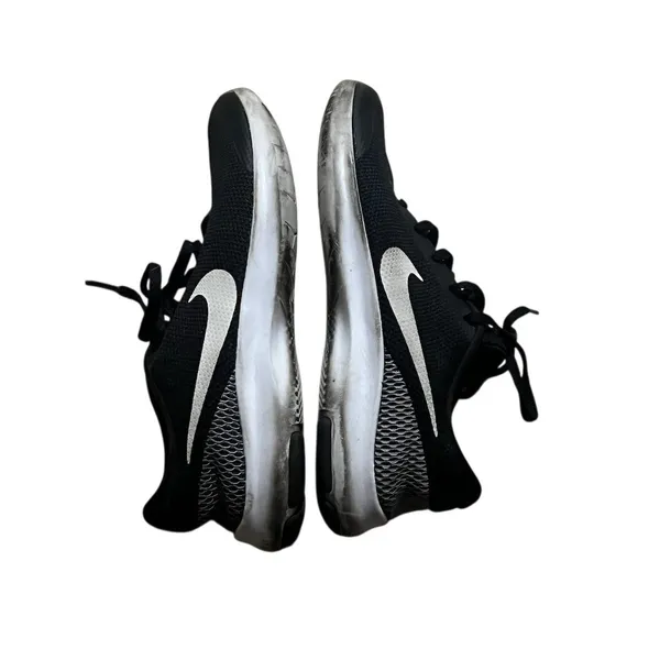 Nike Flex Experience RN 7 Womens Running Training Shoes Black White Swoosh - Image 10