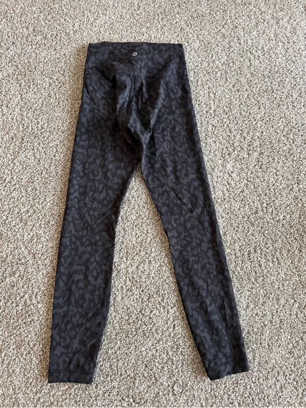Lululemon Wunder Train High-Rise Tight 25" Formation Camo Deep Coal Multi SZ 4 - Image 3