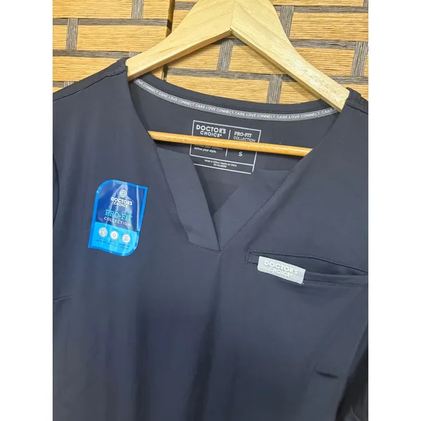 Scrubstar‎ Black Scrub Top Size Small - Image 3