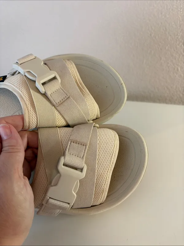 Teva Women’s Slides Sandals Hurricane Cream Beige Neutral Size 5 - Image 5