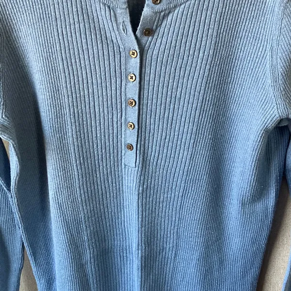FINAL MARKDOWN Vintage GAP Light Blue Knit Sweater XL - Image 7