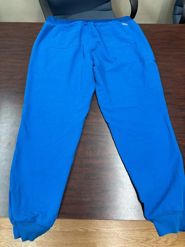 Figs Royal Blue Zamora Jogger Scrub Pants Size X-Large - Image 2
