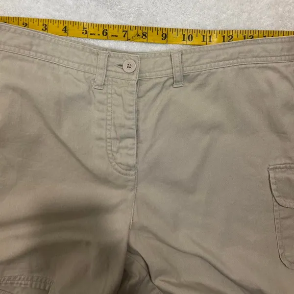 American Eagle Outfitters Womens Tan Brown Shorts Small Y2K Cargo Gorpcorp - Image 5