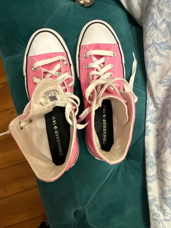 Pink Platform Converse - Image 3