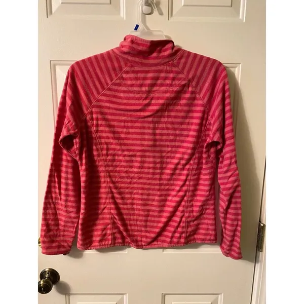 Pink Stripe Joe Fleece half Zip size x-large - Image 3
