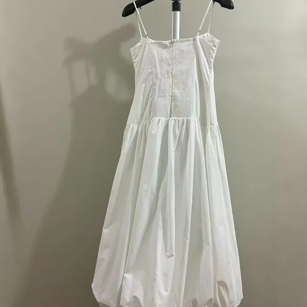 NWOT Farm Rio White Bubble Midi Dress Size S 100% Cotton - Image 5