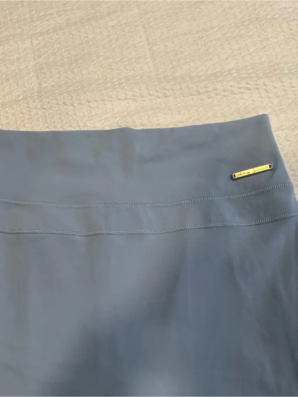 Gymshark light blue butt scrunch Whitney Simmons M women shorts - Image 2