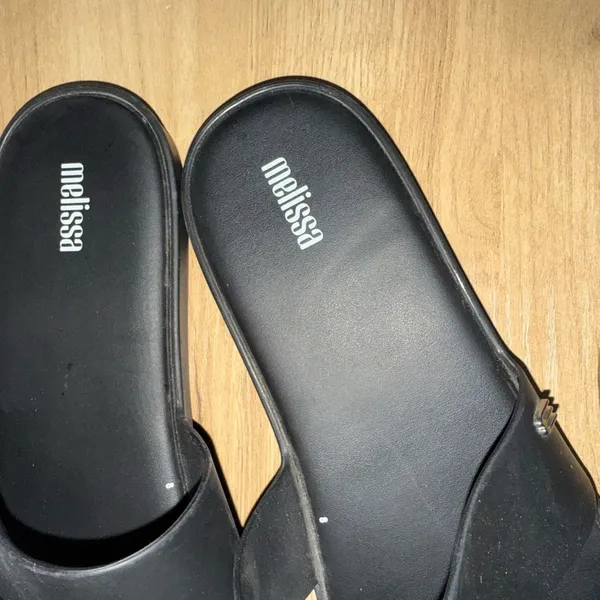 Melissa Black Color Pop PVC Sandals‎ Size 9 L - Image 3