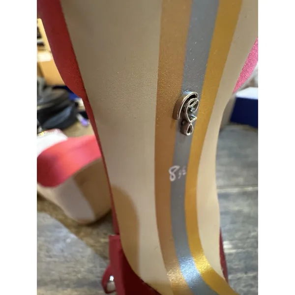 Sam Edelman Andie Pumps Pink Satin Embellished Platform Heel Display Size 8.5‎ - Image 12