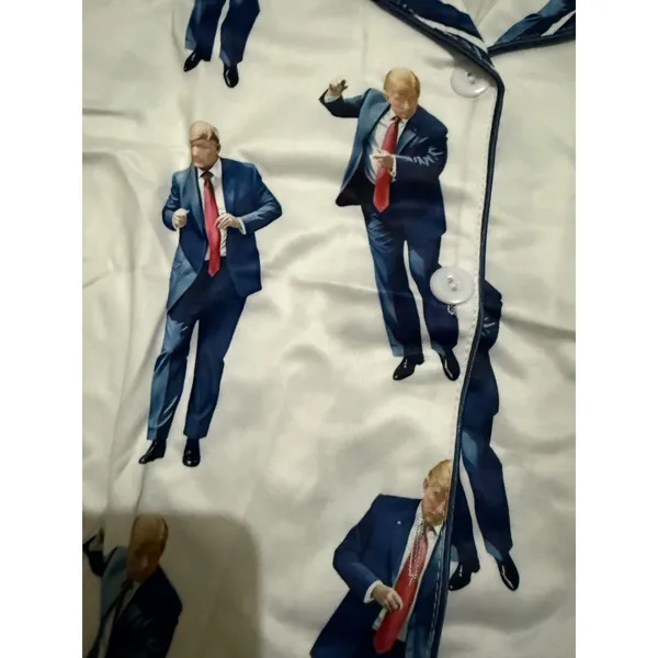 NIB- Donald Trump Dancing Pajama Set Women Small Short Sleeve PJs - Image 4