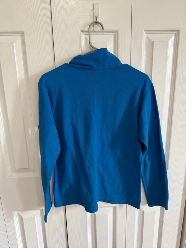 Patagonia Capilene Micro D 1/4 Zip Light Fleece Blue Size Large - Image 3