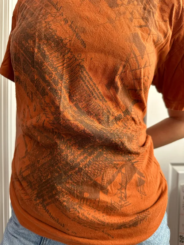 Apt. 9 Rust Graphic Tee - Image 2