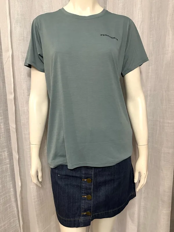 Patagonia Capilene Cool Daily Graphic Shirt Mother Rays Blue Sage Women's M NWT - Image 3
