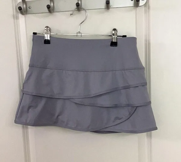 Lucky in Love Tennis Skirt In Gray - Image 2