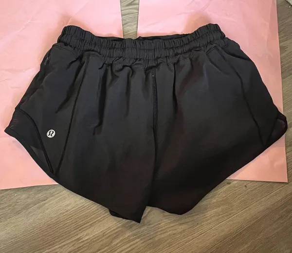 Black Lululemon Hotty Shorts Hot 2.5" - Image 2