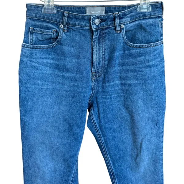 Everlane The Curvy Cheeky Raw Hem Crop‎ Jeans Sz 30 - Image 6