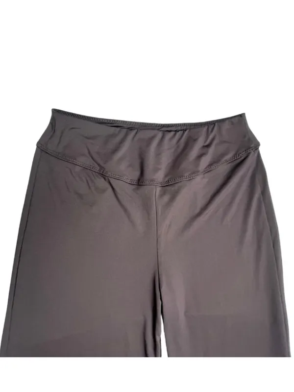 Brown Wide Leg Yoga Lounge Pants Size L - Image 2