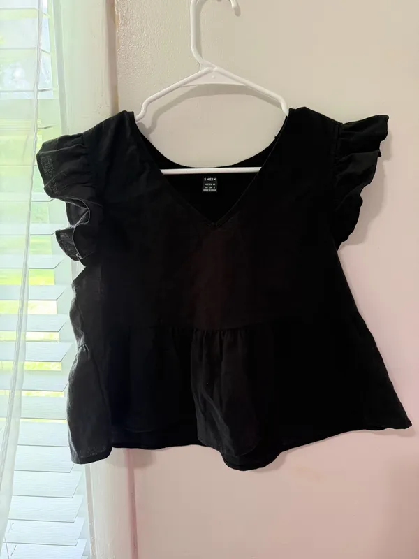 Women Vacation Peplum Butterfly Sleeve - Image 3