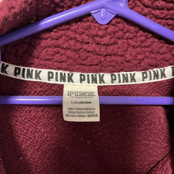 Maroon VS-Pink quarterzip - Image 3