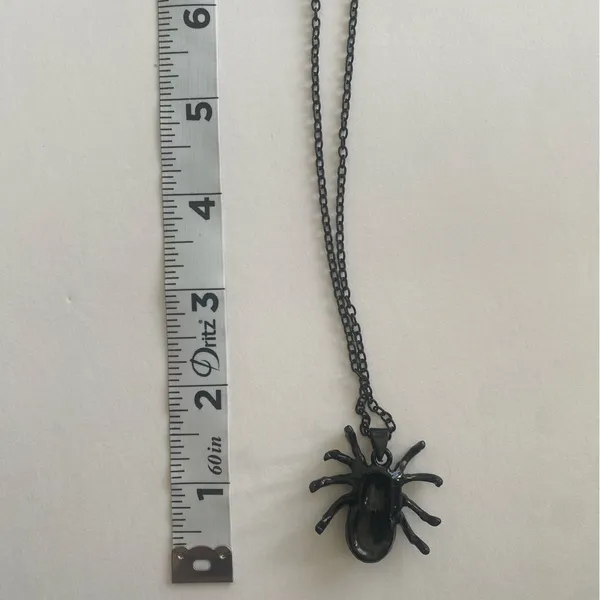 Gothic Black/Red Cute Spider‎ Pendant Necklace Punk Retro Style Fashion Jewelry - Image 14