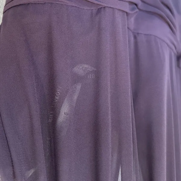 Bill Levkoff Elegant Dark eggplant Maxi Dress Rn82755 size 10 NWOT - Image 2