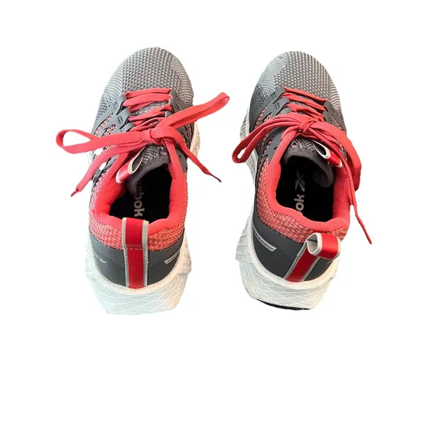 Reebok Fusion Flex shoes Womens Grey Coral Pink Low Top Sneakers sz 7 pink - Image 2