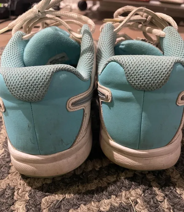 Nike Air Vapor Advantage White Turquoise Tennis Shoes - Image 3