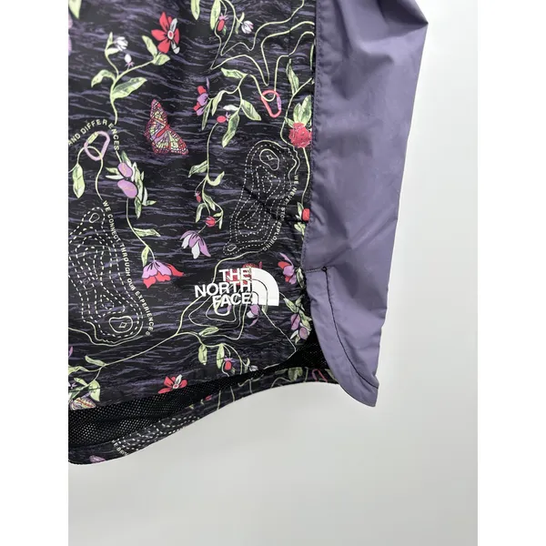 The North Face Shorts Women‎ XL NWT Black Purple IWD Print Hydrenaline 2.75" - Image 5
