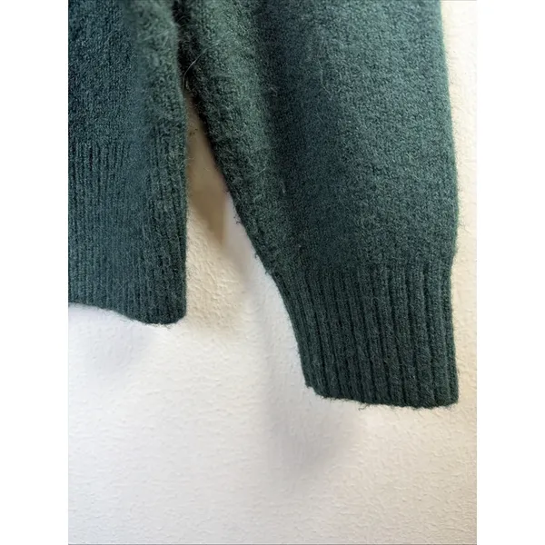 Madewell Women's Dillon Mockneck Sweater Medium Item NC649 green quiet luxury - Image 4