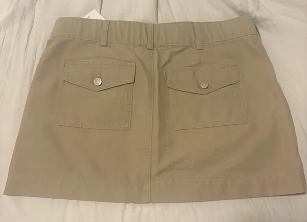 Aritzia Sunday Best Skirt Khaki Mini - Image 2