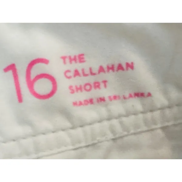 Lilly Pulitzer Callahan Shorts White Cotton Resort Coastal Preppy Yacht Size‎ 16 - Image 5