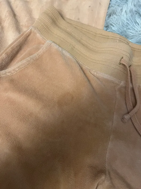 Aerie Orange Velvet Sweat Pants - Image 4