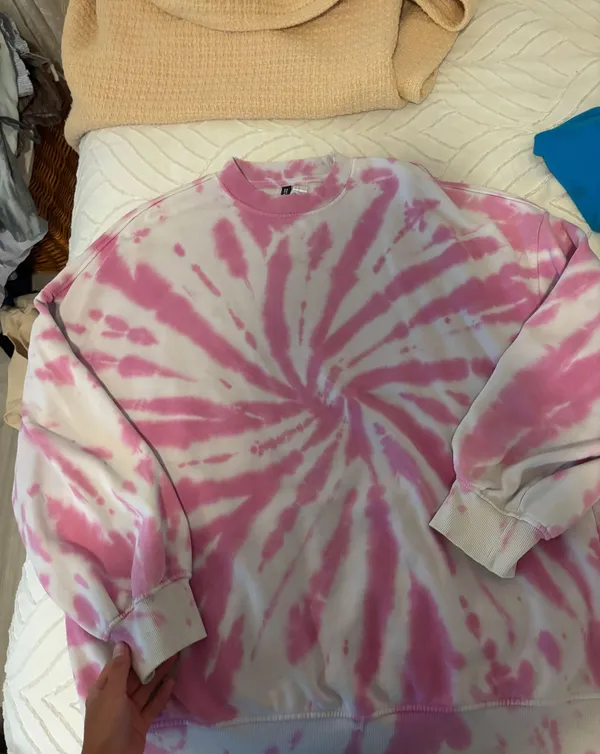 Pink Tye Dye Sweatshirt  - Image 3
