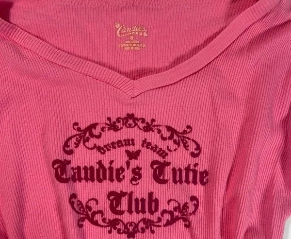 Pink Crop Top Size XXS - Image 3
