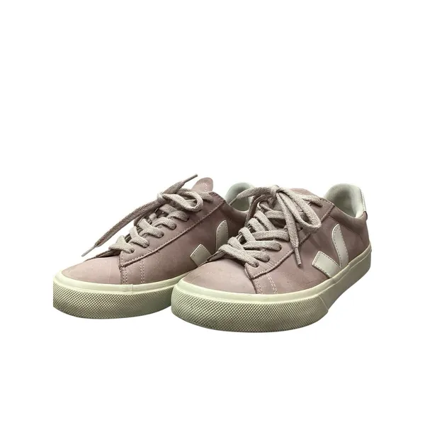 Veja‎ Campo Sneakers Womens Size 7 "Babe White" Nubuck Leather Low Top Lace Up - Image 6