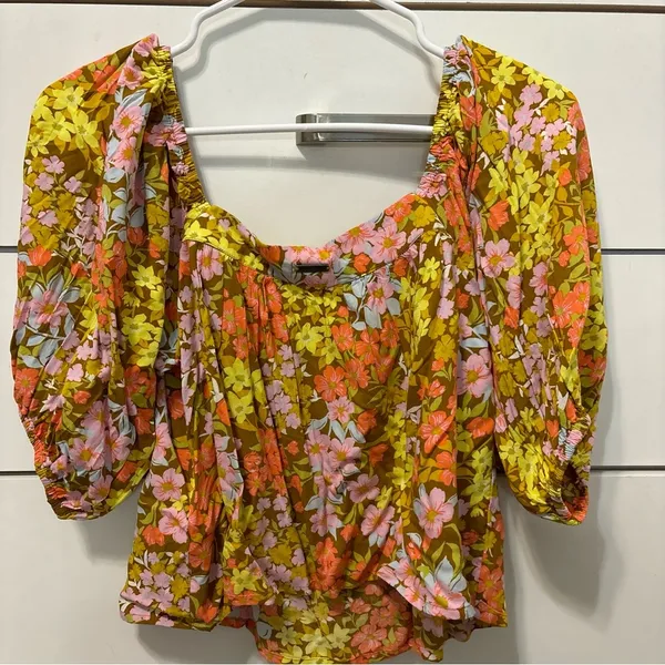 Billabong Beach Daze Floral Top NWOT - Image 2