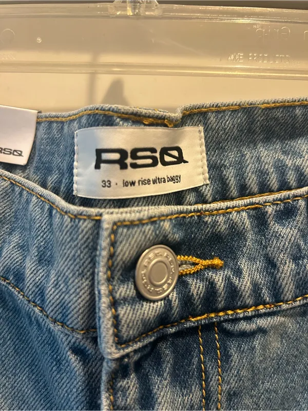 Tilly’s Brand RSQ Women’s Ultra Baggy Low Rise Jeans Size 33 NWT - Image 5